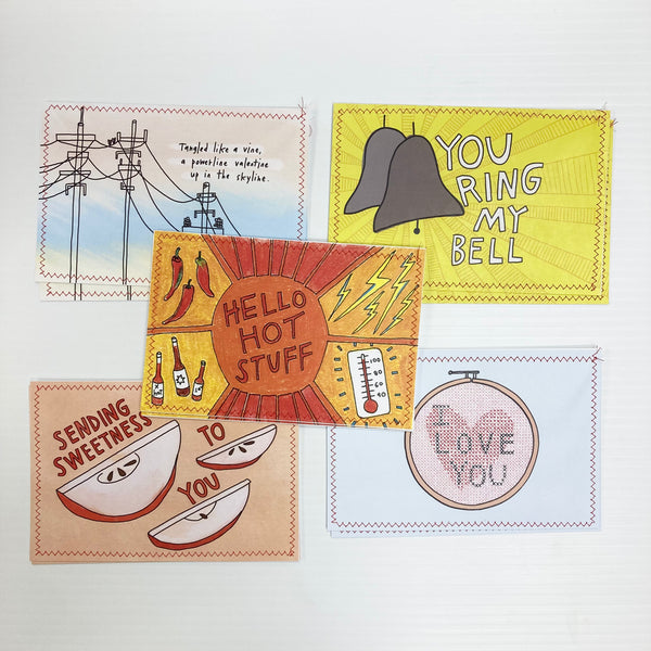 Valentine's Pack of Postcards (10)
