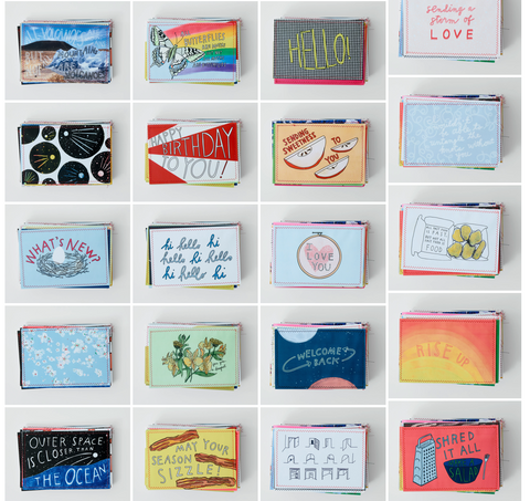 Postcards of the Month by Michelle Ott from 2020-2025