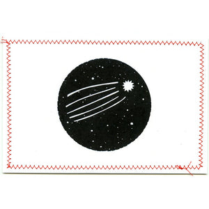 Shooting Star Postcard (circle)